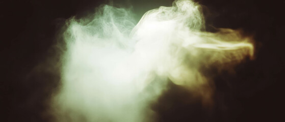Poster - Dusty lens effect creating a soft focus with a vintage film look in an abstract background