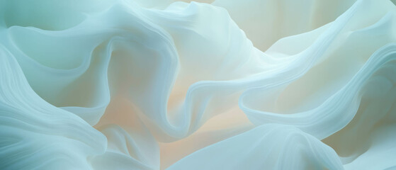 Poster - Dusty textured background creating depth with soft, flowing patterns in cool tones