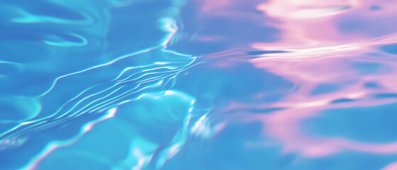 Poster - Stunning electric blue digital waves creating a modern abstract background