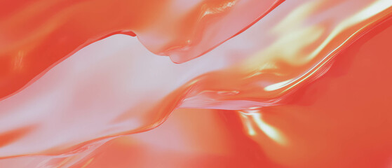 Poster - Gradient digital waves create an abstract and modern visual experience