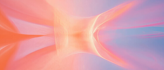 Poster - Vibrant gradient waves creating a dynamic abstract visual experience in a modern design