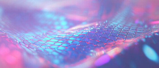 Poster - Dynamic interplay of hexagonal grids in vibrant digital networks