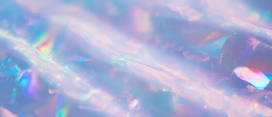 Poster - Abstract holographic background with space for message and vintage banner effect design