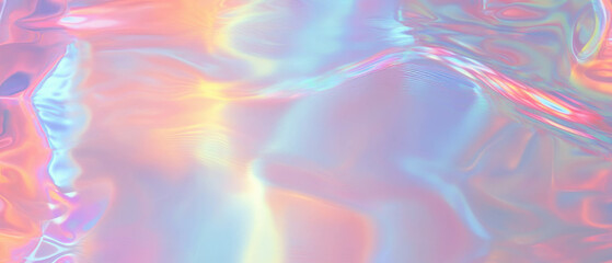 Poster - Creative background design featuring a holographic mosaic with geometric elements