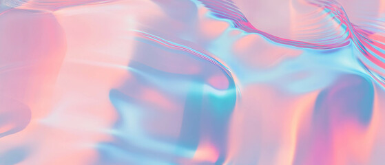 Aufkleber - Holographic smoke background with a vibrant, mysterious central banner design