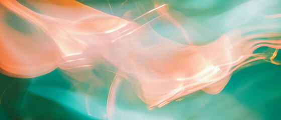 Aufkleber - Light streaks create an abstract blur depicting intense speed and dynamic motion