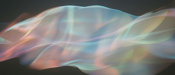 Aufkleber - Dynamic light streaks create an abstract modern art composition with flowing patterns