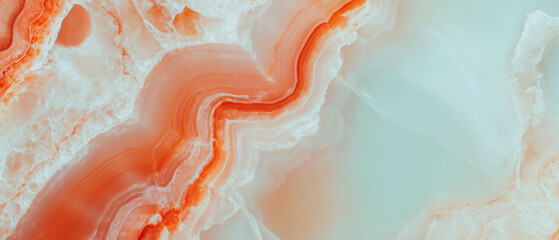 Poster - Intricate macro onyx details with an abstract design and clear areas enhancing visual depth