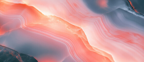 Poster - Sleek onyx background with clear center and elegant banner design for modern interfaces
