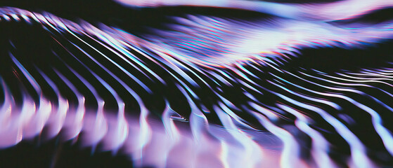Poster - Ripples interact with surfaces creating dynamic movements in an abstract background