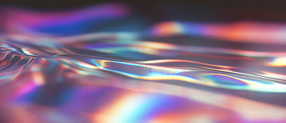 Poster - Ripples of light and code illustrating innovation in software development