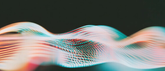 Poster - Ripples of light create an abstract expression of art and creativity