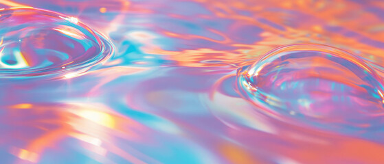 Poster - Ripples of light and matter illustrate quantum physics and subatomic particles