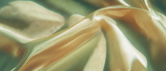 Poster - Flowing ripples of soft fabric create an abstract background with gentle textures