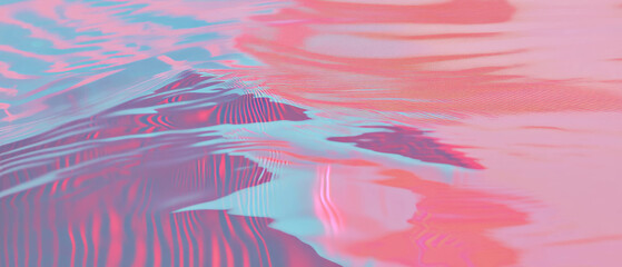 Poster - Rippling water background with digital noise and modern aesthetic
