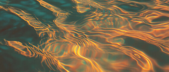Aufkleber - Exploring the mathematical beauty of water ripples with intricate fractal patterns