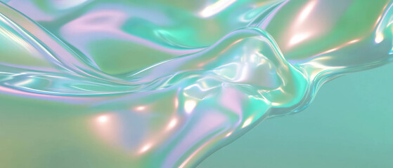 Poster - Rippling digital surface background with space for custom text and modern design elements
