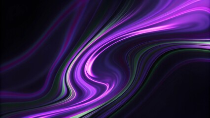Leinwandbilder - Purple abstract waves background, purple background, backgrounds, fluid design, motion art, digital texture, flowing lines, violet gradient, dreamy pattern, modern visual backdrop