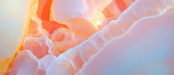 Poster - Translucent onyx background with ethereal accents creating a serene atmosphere