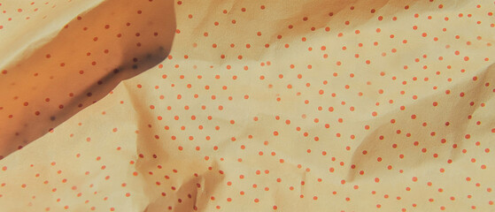 Aufkleber - Beige dotted paper background with space for text and subtle texture design