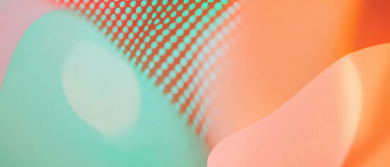 Poster - Dotted paper background with shadow effect and space for personalized message or banner