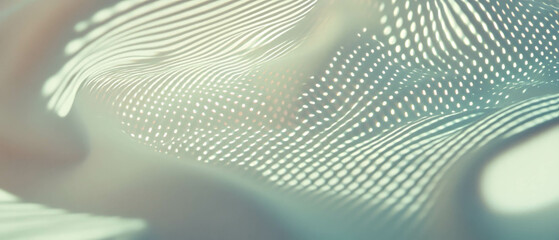 Poster - Dotted paper background with shadow for creative message space and subtle decoration