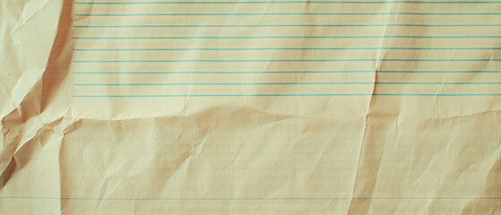 Poster - Elegant lined paper background with watermark and banner design for various applications