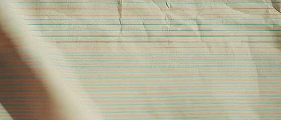 Poster - Background of lined paper with a watermark effect and elegant central banner design