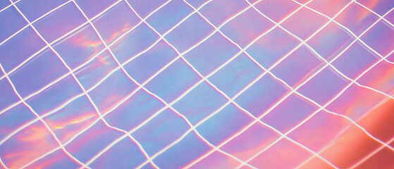 Poster - Creative purple grid paper background for designing messages and banners