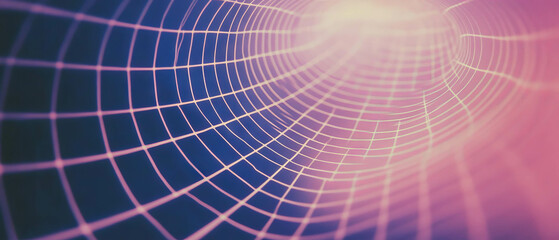 Poster - Creative purple grid background for messages and banners in vibrant color scheme