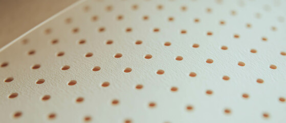 Poster - Minimalist design featuring subtle dotted paper backdrop with a blank center