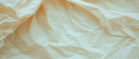Poster - Wrinkled lined paper background with textured banner and logo space for creative designs