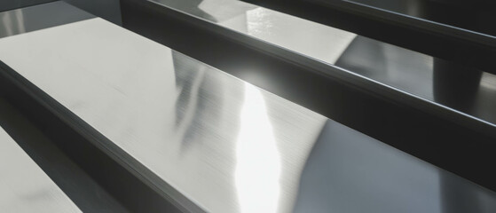 Poster - Exploring the smooth texture and layered structure of aluminum composite panels in design