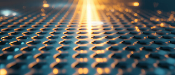 Aufkleber - Exploring the interplay of aluminum, carbon fiber, and neon textures in modern design