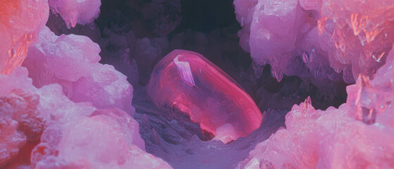 Poster - Discovering the intricate beauty of amethyst crystals with purple hues and unique textures