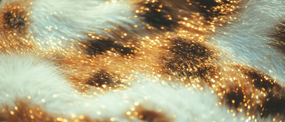 Poster - Exploring the rich textures and natural patterns of shimmering animal fur