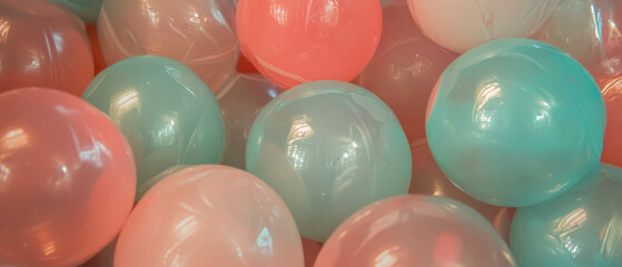 Poster - Vibrant textures of bubblegum with various flavors and colors in a playful arrangement