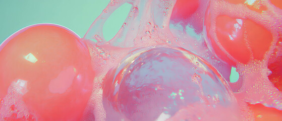 Poster - Exploring the fascinating textures of bubblegum with varied chewiness and consistencies