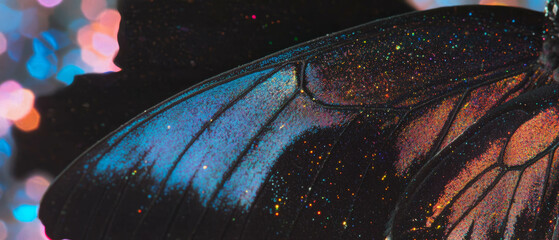 Poster - Exploring the vibrant patterns and textures of butterfly wings in stunning detail