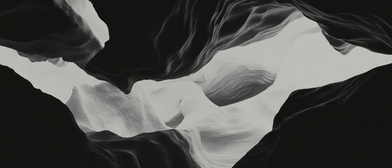 Poster - Exploring the intricate textures of canyons and deep gorges at sunset