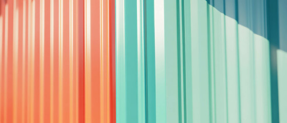 Aufkleber - Detailed texture of colored aluminum sheet with uniform color and flat surface