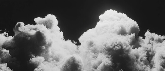 Poster - Dark matter clouds reveal the mysterious texture of the universe's invisible substance