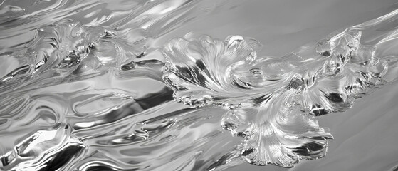 Poster - Exploring the texture and patterns of etched aluminum in intricate designs