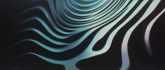 Poster - Pulsating patterns create a mesmerizing visual rhythm with expanding and contracting effects