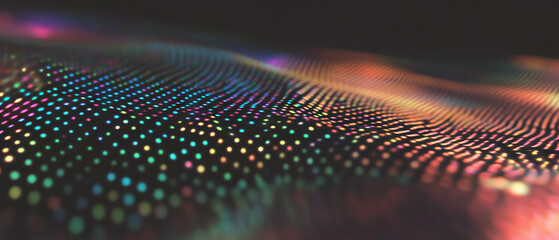 Aufkleber - Exploring the dynamic texture of shimmering energy and invisible barriers