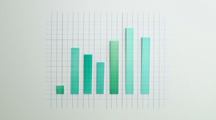 Poster - A financial bar chart showing comparison of investment returns, with green bars rising sharply to symbolize growth, displayed against a white background with grid lines.