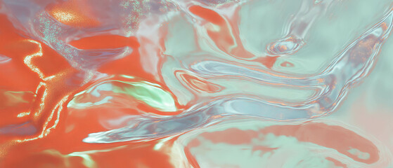 Aufkleber - Elegant frosted glass with abstract shapes and glitter surfaces for modern decor
