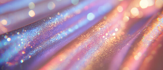 Aufkleber - Vibrant glitter glue textures showcasing sparkling colors and shimmering effects