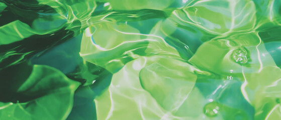 Poster - Vibrant textures of green vegetables in a lively arrangement of colors