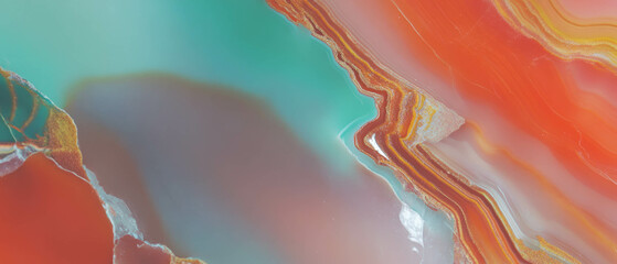 Poster - Varied colors and patterns showcase the unique texture of Jasper stones